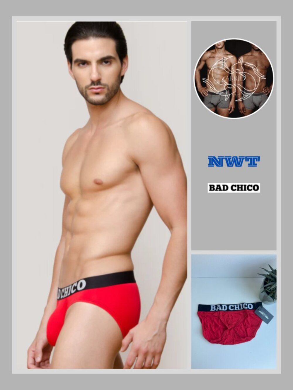 BAD CHICO - Red Alert - Modal Brief - Red (Size L)
